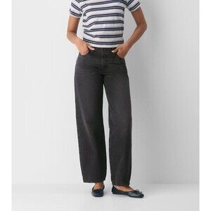 Levi's Baggy Dad Jean in Shrink Up Black Size 26 X 30